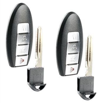 2 Keyless Entry Remote Key Fob - 4 Button